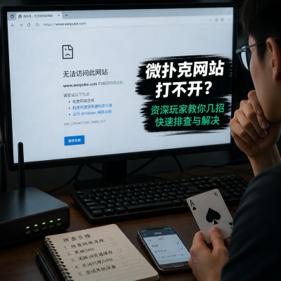 微扑克网站打不开?资深玩家教你几招快速排查与解决