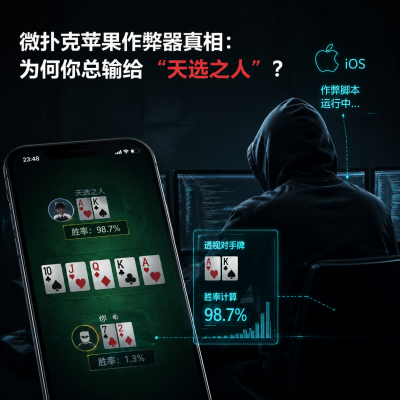 微扑克苹果作弊器真相:为何你总输给“天选之人”?