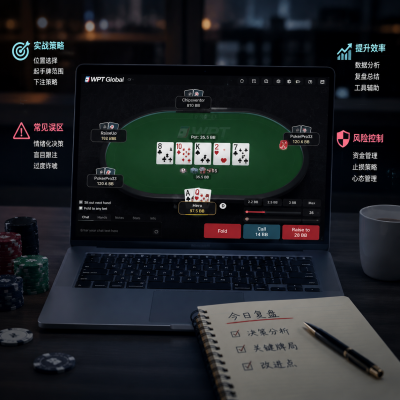 微扑克网站:线上德州扑克玩家的实战避坑与效率提升指南