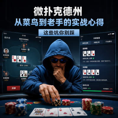 微扑克德州:从菜鸟到老手的实战心得,这些坑你别踩